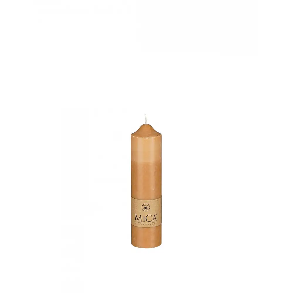 Κερί κορμός καφέ Φ5Η20cm