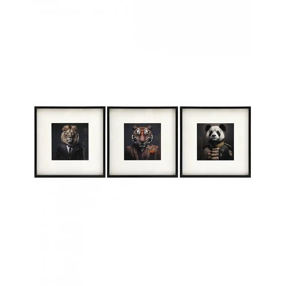Κάδρο  JUNGLE ANIMAL /3σχέδια 40x40cm