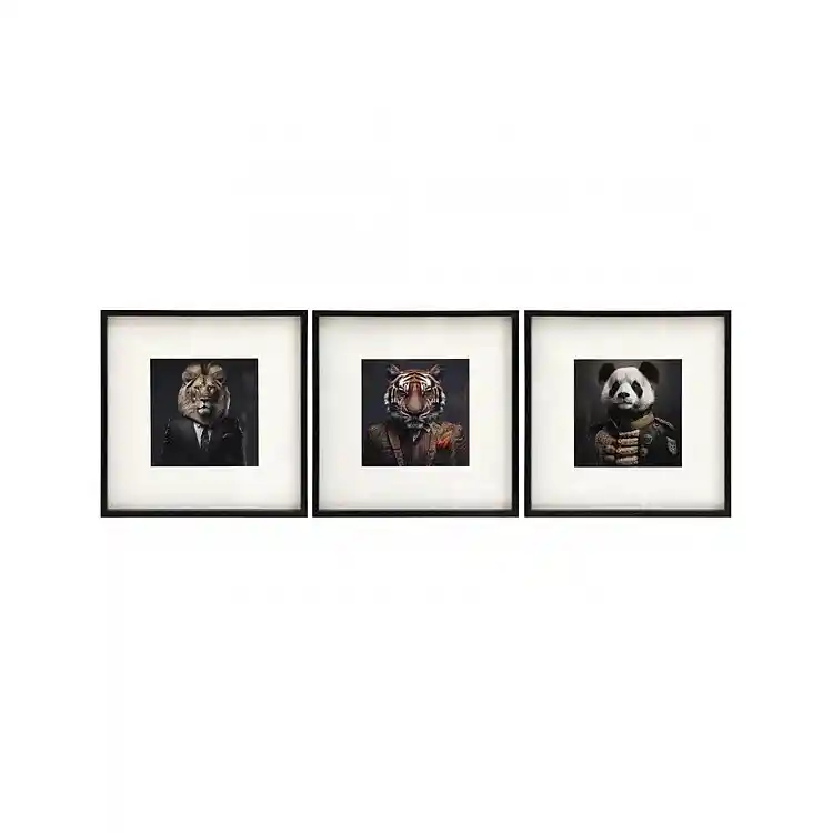 Κάδρο  JUNGLE ANIMAL /3σχέδια 40x40cm