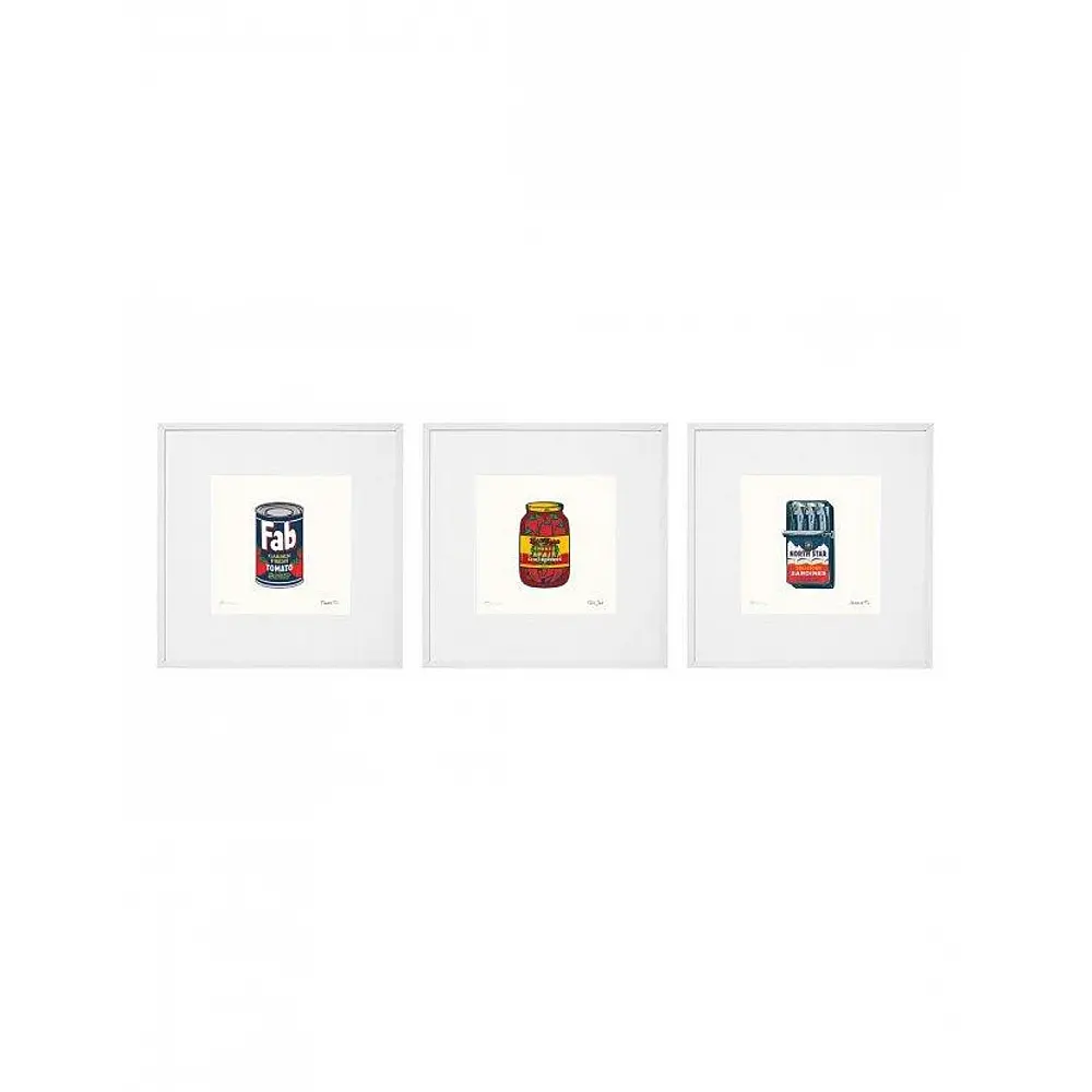 Κάδρο  VINTAGE PANTRY  3σχέδια 40x40cm