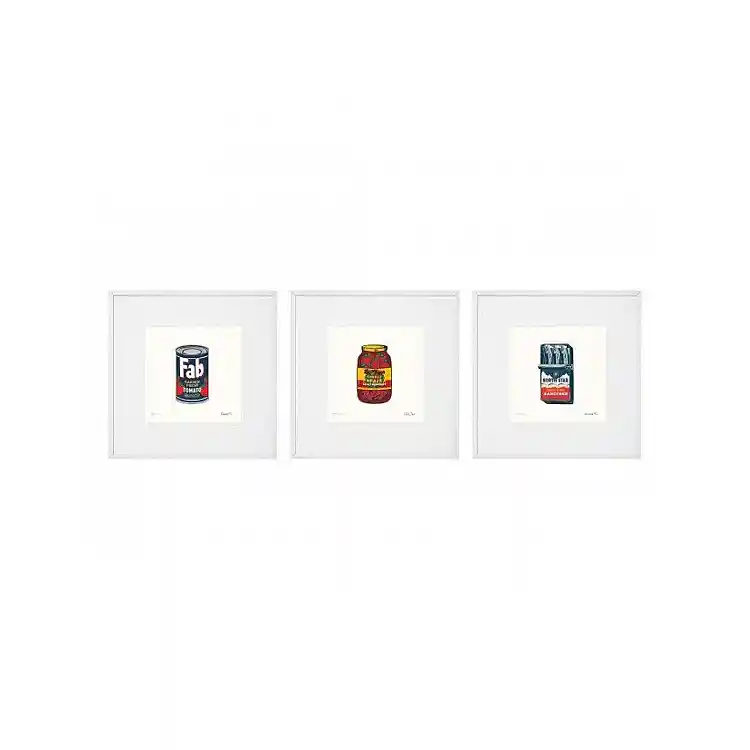 Κάδρο  VINTAGE PANTRY  3σχέδια 40x40cm