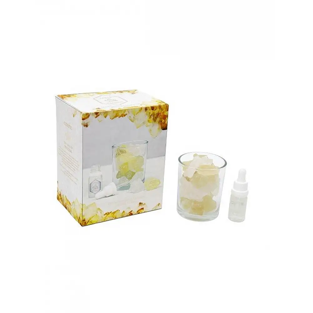 Κρύσταλλοι αρωματ. σε ποτήρι με λαδάκι yellow 280gr