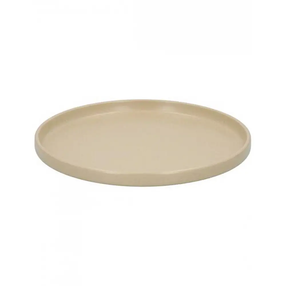 Πιάτο φαγητού μπεζ Stoneware Φ26,5cm