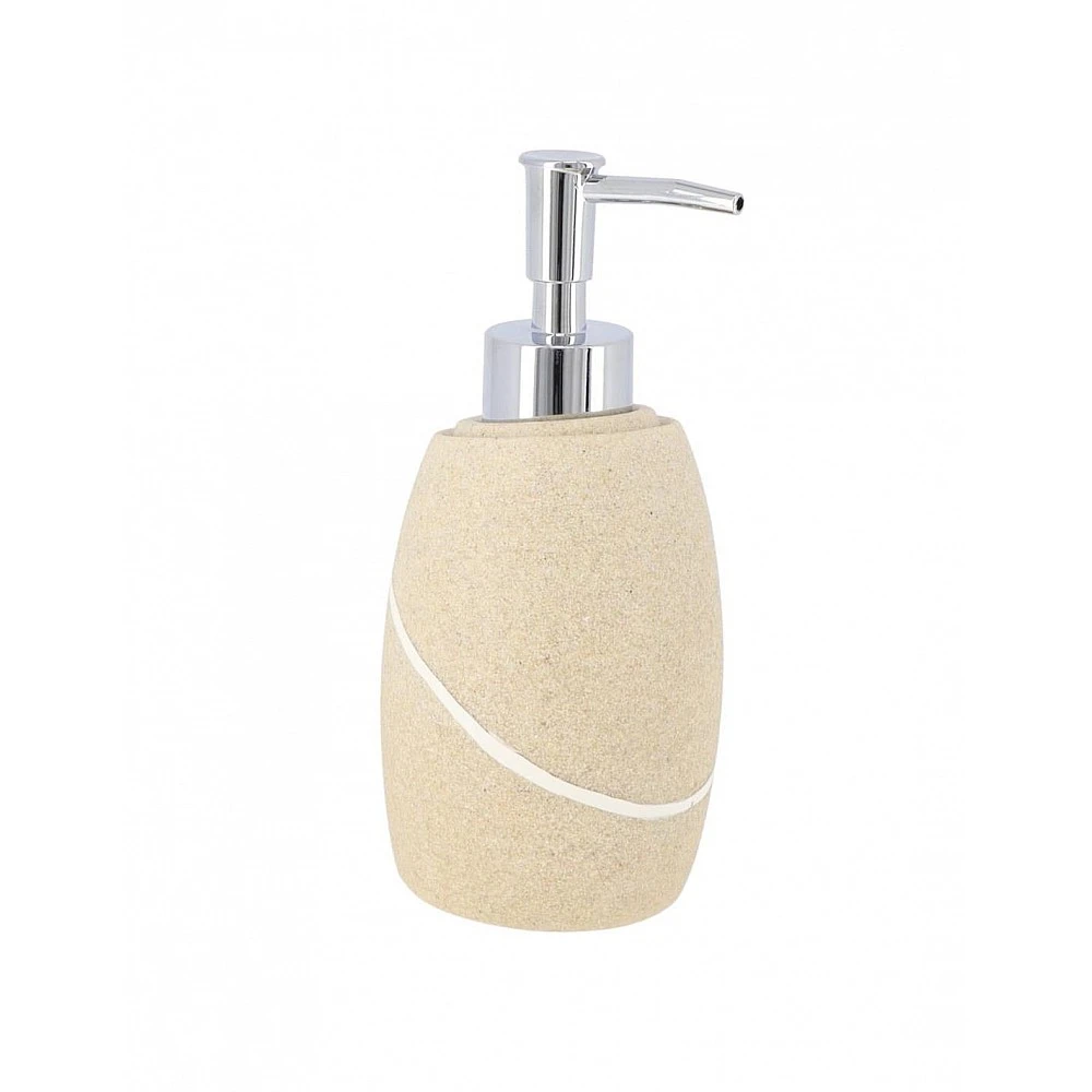 Dispenser polyresin/stone effect/φυσικό 9. 1x8. 5x17 cm
