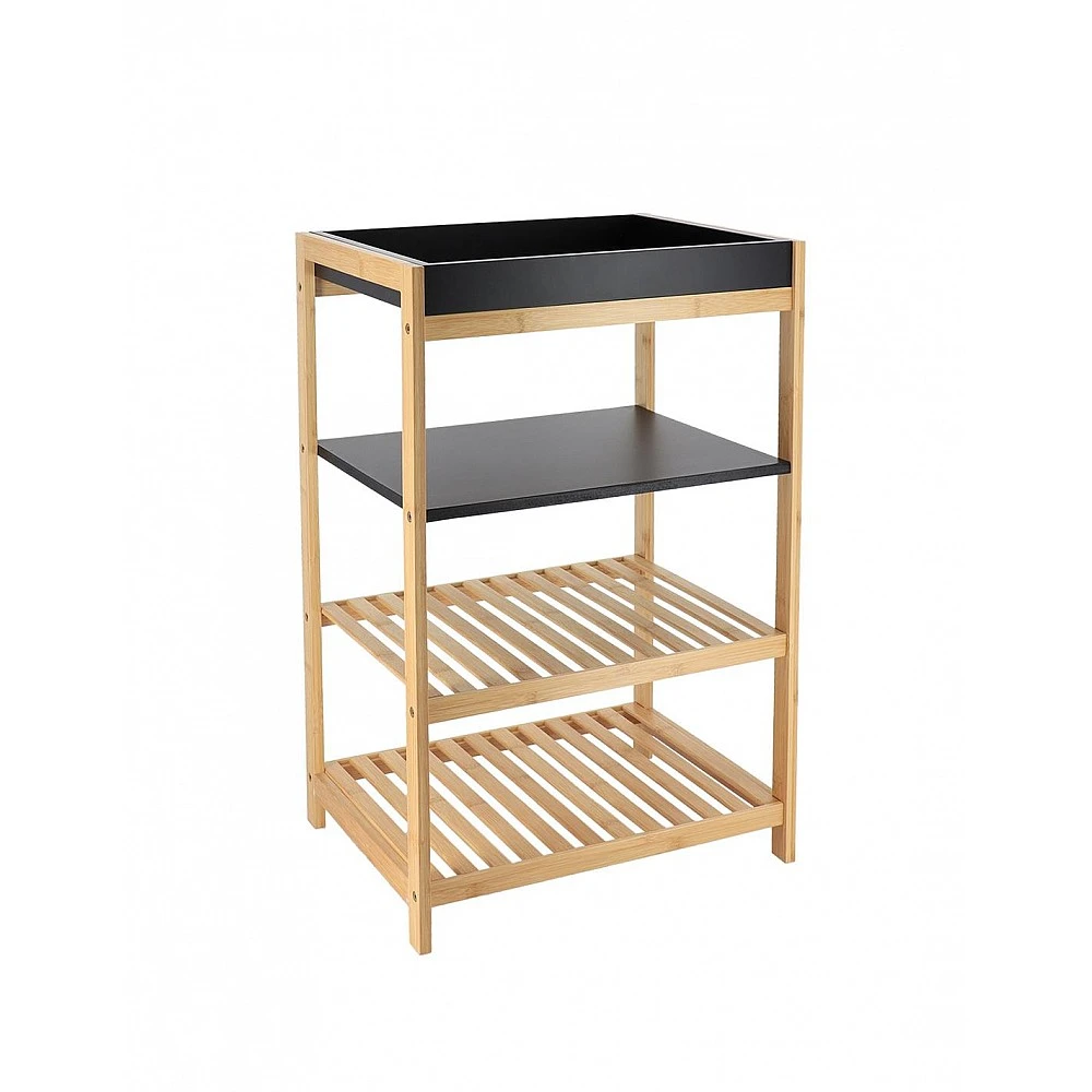 Ραφιέρα bamboo/mdf 4 ράφια  43x33H70 cm