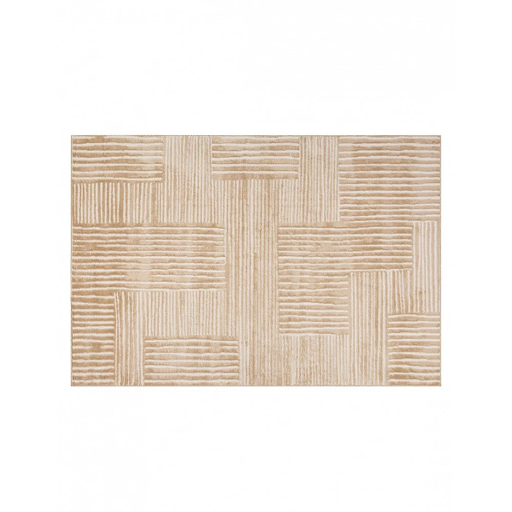 xαλί εκρού με σχέδια polypropylene 120x170cm