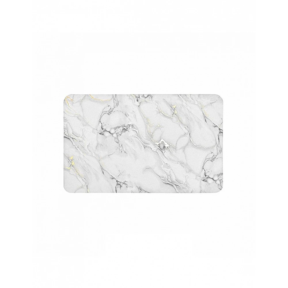 xαλάκι μπάνιου λευκό marble ultra absorb50x80cm