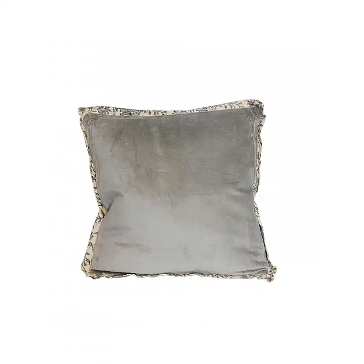 Μαξιλάρι βελούδο γκρι 45x45cm