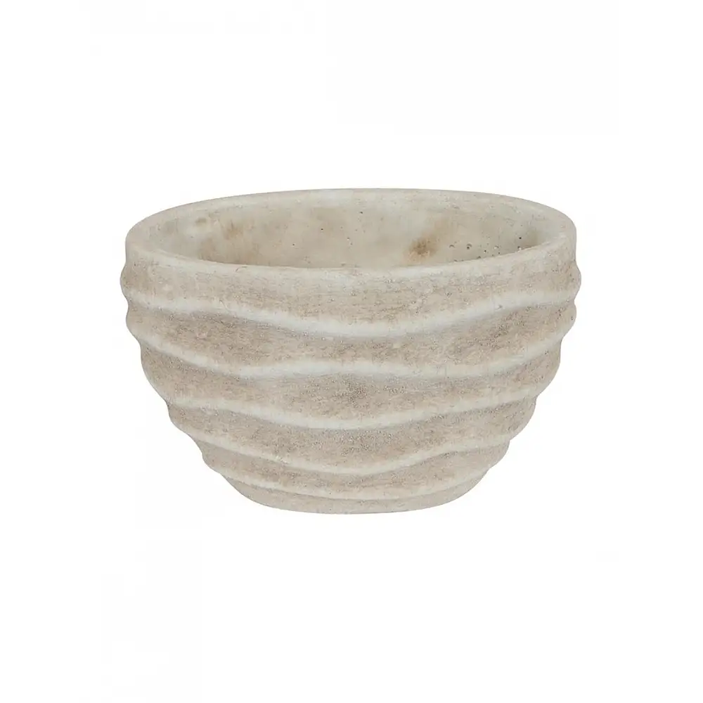 Κασπώ οβάλ κεραμικό λευκό 24x13x16cm