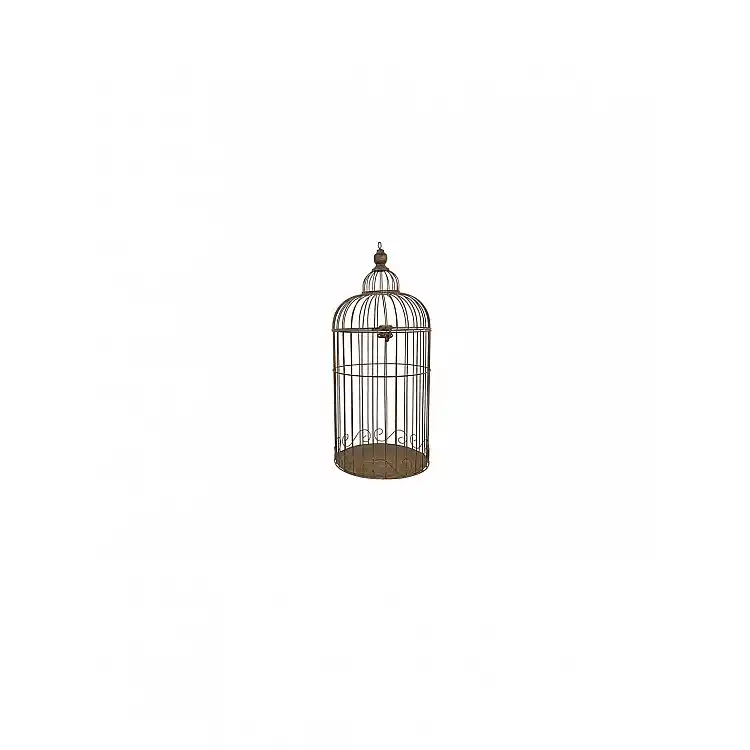 Κλουβί μεταλλικό rusty Φ29Η67cm