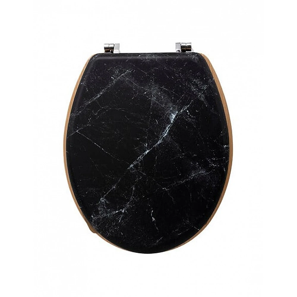 Καπάκι τουαλέτας marble μαύρο 36x42,5x5,3cm