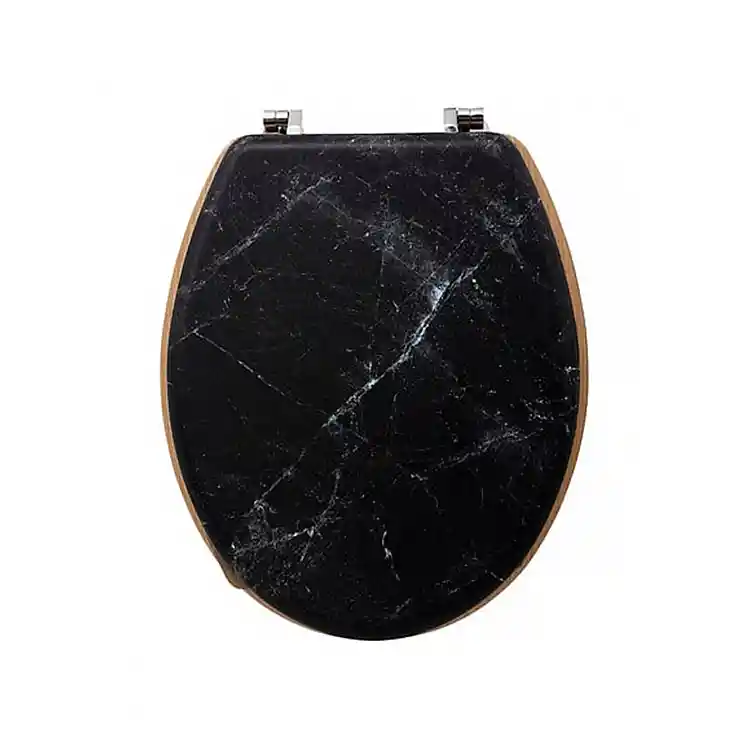Καπάκι τουαλέτας marble μαύρο 36x42,5x5,3cm