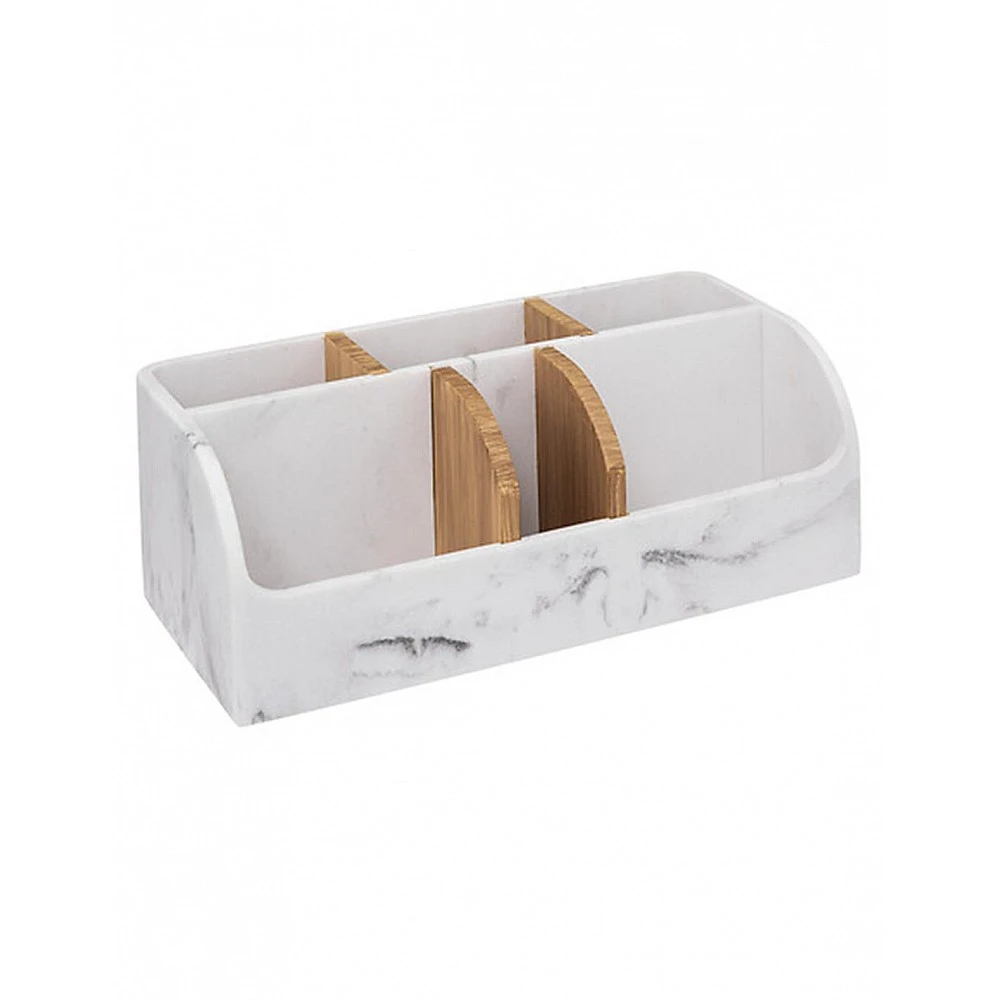 Θήκη οργάνωσης  white marble 25,6x12,1x10cm