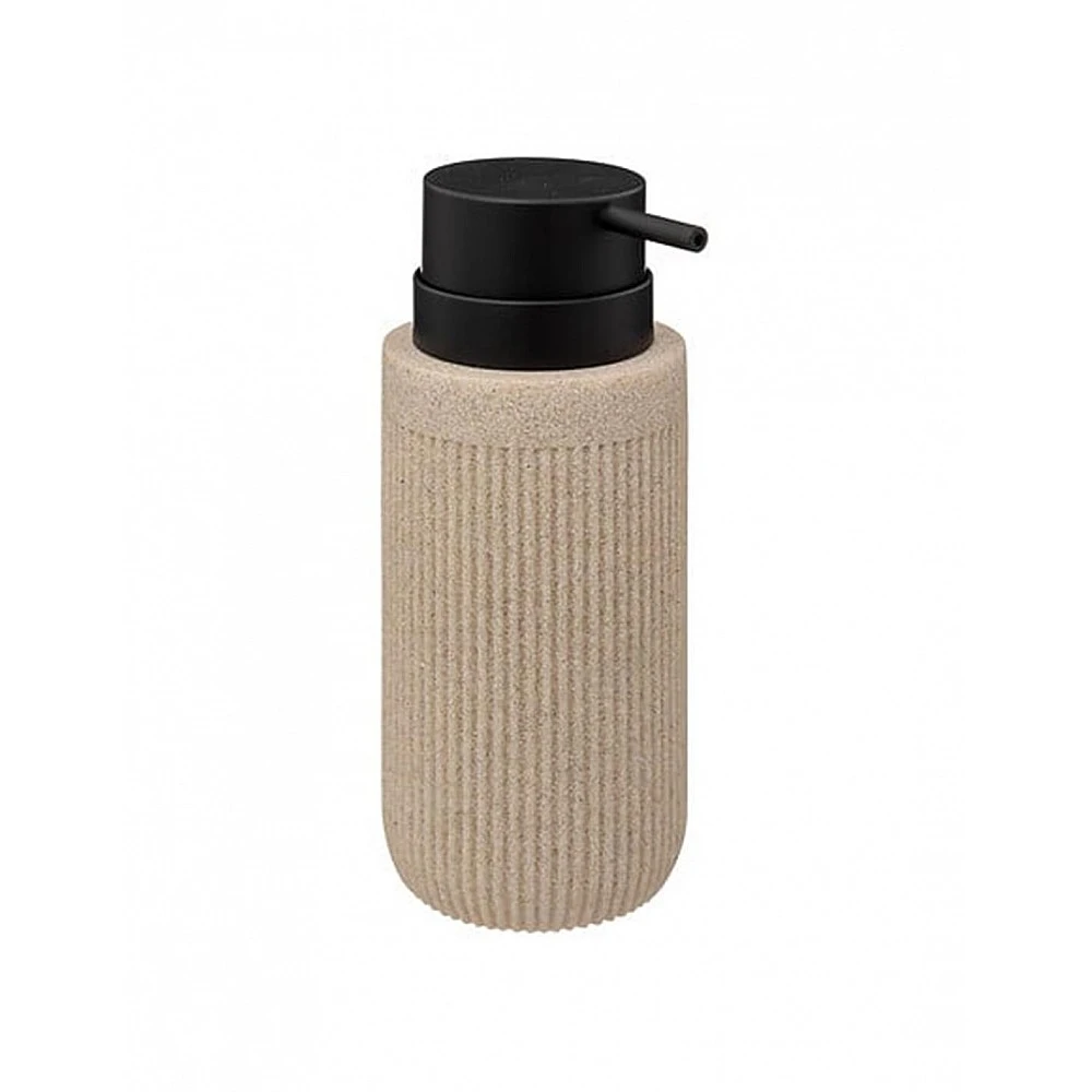 Dispenser polyresin μπεζ Φ7Η17,4cm