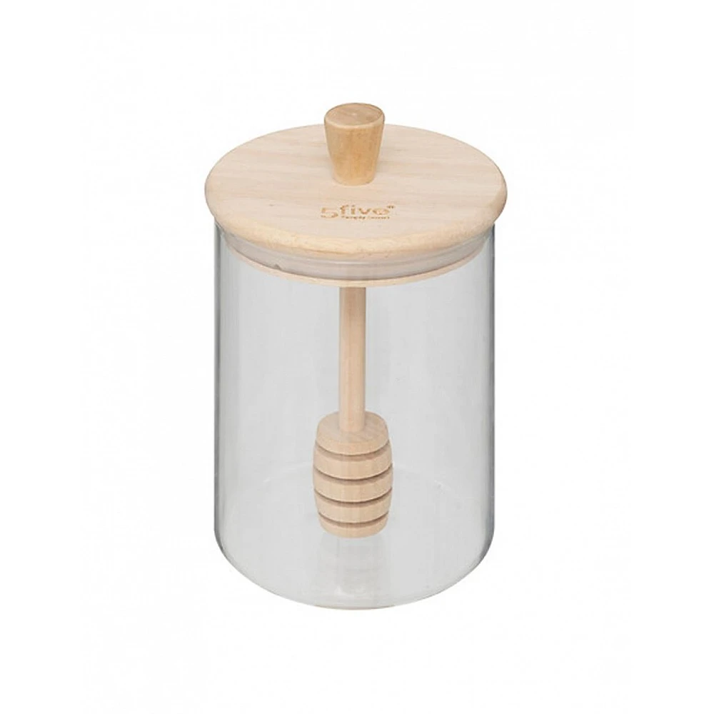 Βάζο γυάλινο για μέλι 0,4l/ Φ8,5Η12,8cm