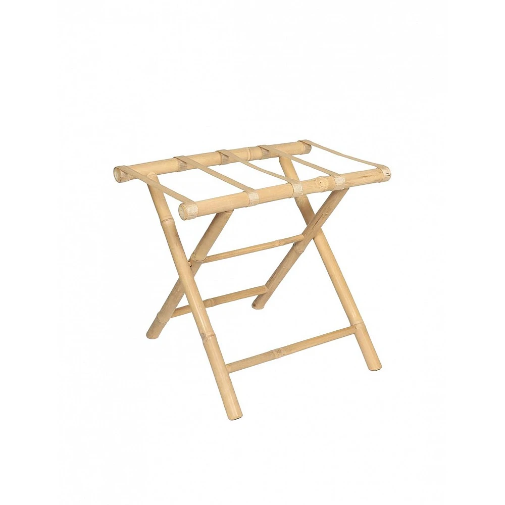 Βάση βαλίτσας πτυσ. bamboo φυσικό 50x60 H50 cm