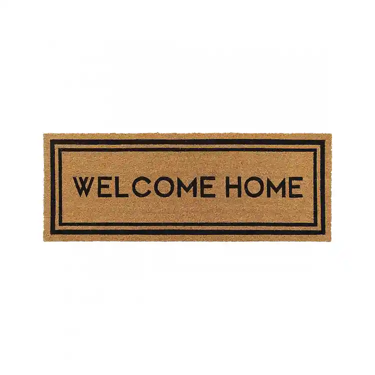 Ποδόμακτρο κοκοφοίνικας/pvc  welcome  45x120cm