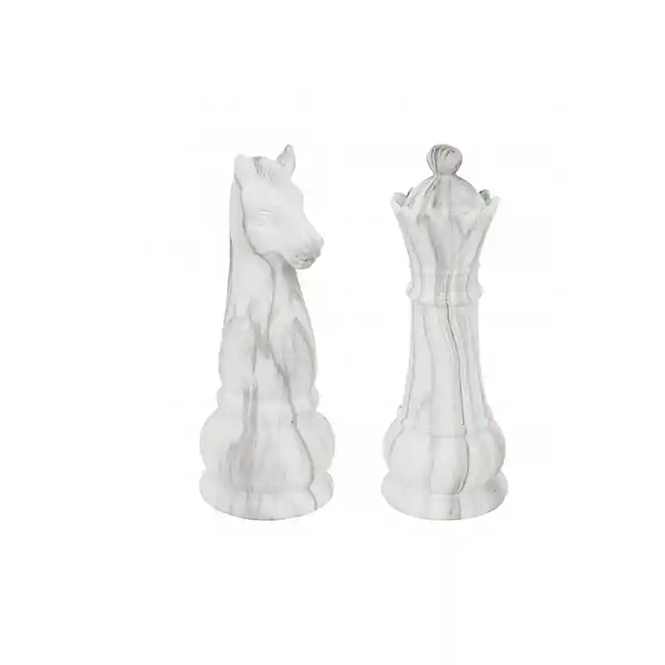 Πιόνια σκάκι/2σχέδια marble effect 10,5x26,5cm