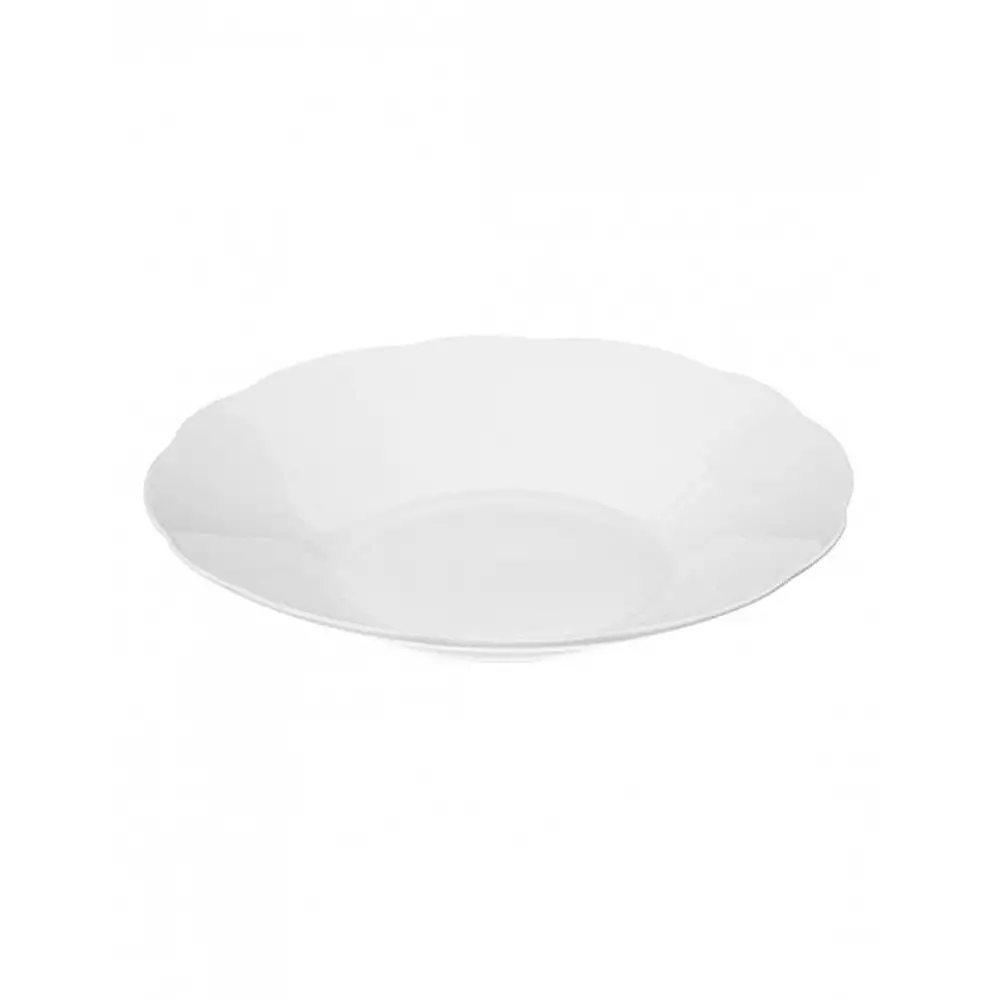 Πιάτο βαθύ πορσελάνη λευκό ¨ALMA  Φ22,5x3,8cm