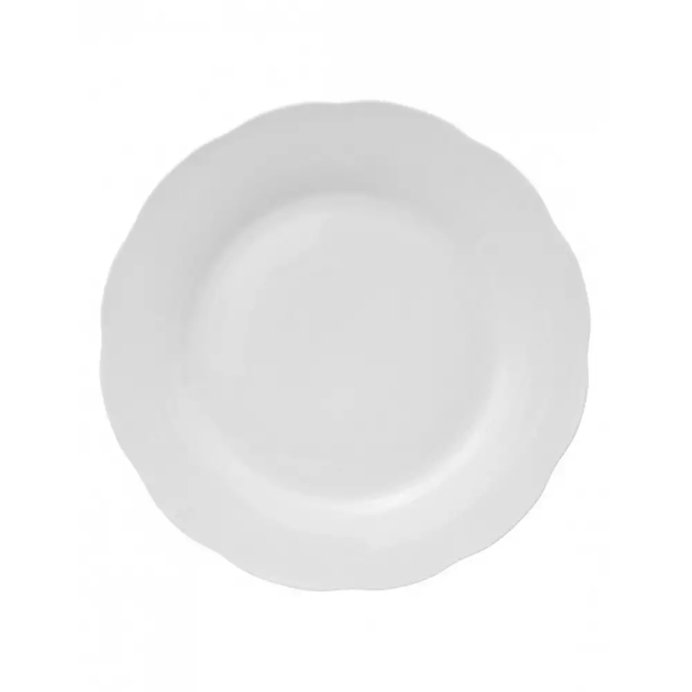 Πιάτο φαγητού πορσελάνη λευκό ALMA Φ26,5