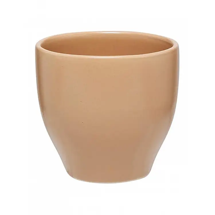Κούπα κεραμική μπεζ 11cl/6,5x6,2cm