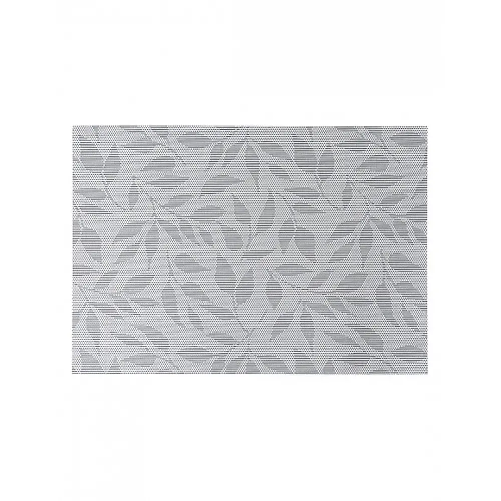 Σουπλά PVC γκρι με φύλλα 50x35cm