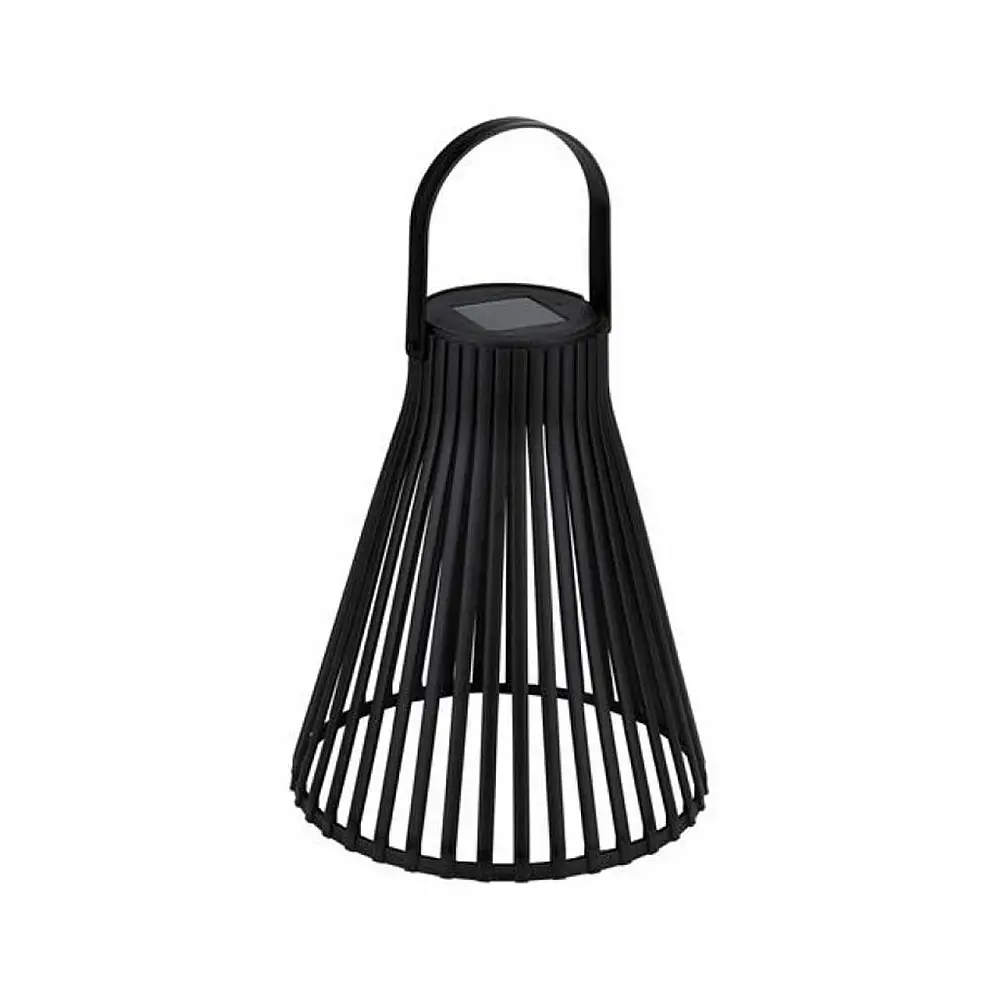 Φανάρι ηλιακό μαύρο Φ20Η24cm