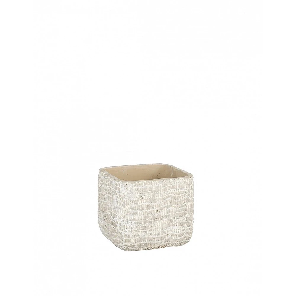 Κασπώ κεραμικό γκρι 11x11H9,5cm