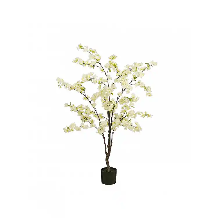 Δέντρο αμυγδαλια λευκή σε κασπώ Φ40Η138cm