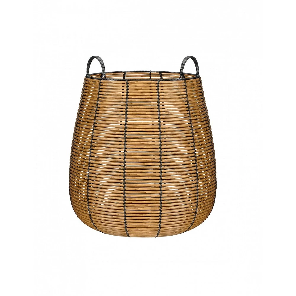 Καλάθι τεχνητό rattan Φ47Η50cm