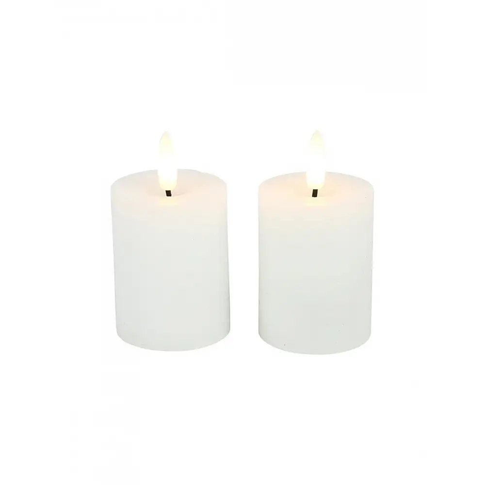 Κερί LED λευκό outdoor σ/2 Φ5Η9cm