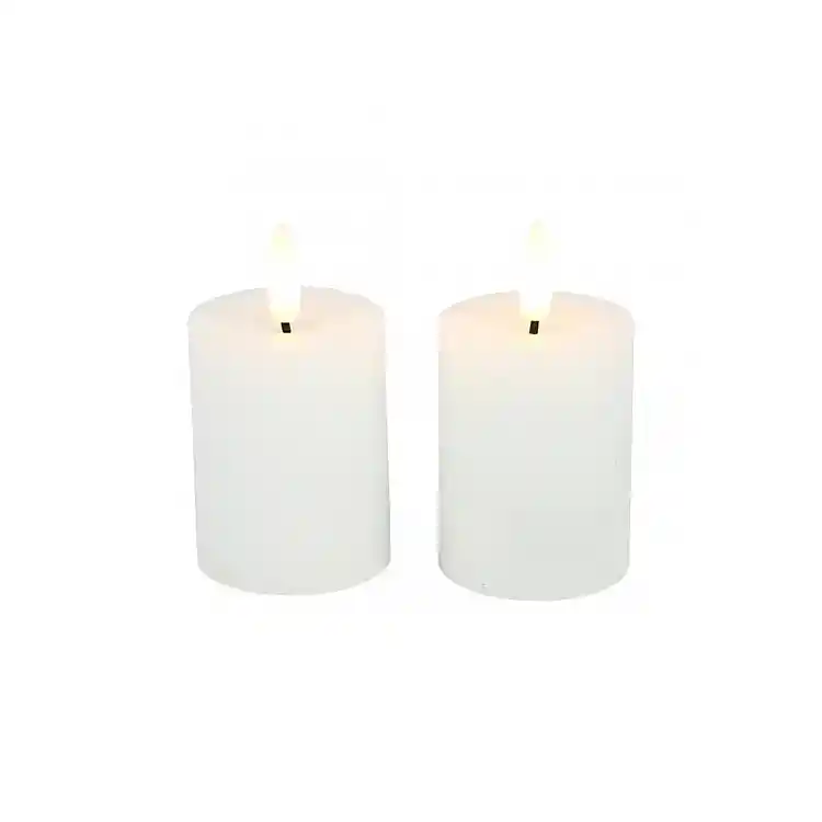 Κερί LED λευκό outdoor σ/2 Φ5Η9cm