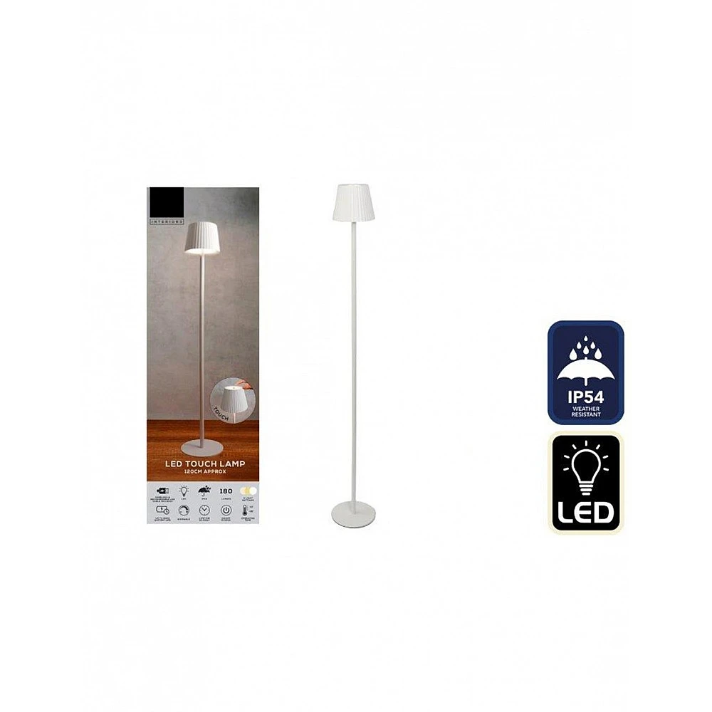 Φωτιστικό δαπέδου λευκό αφής LED 120cm