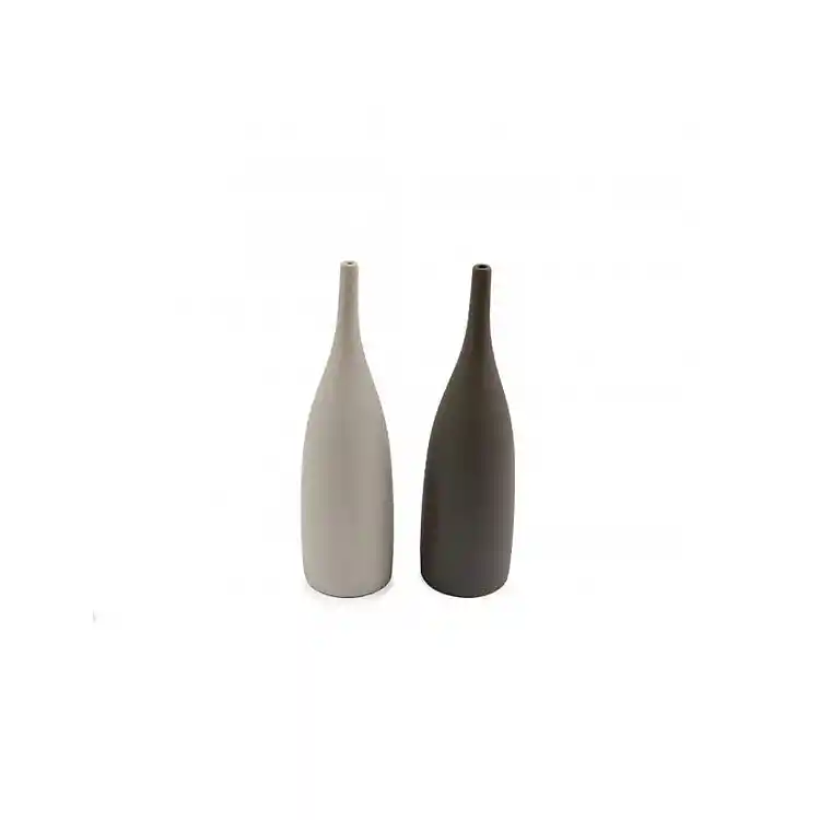 Βάζο σχέδιο μπουκάλι 2χρώματα 9. 7X34. 5cm