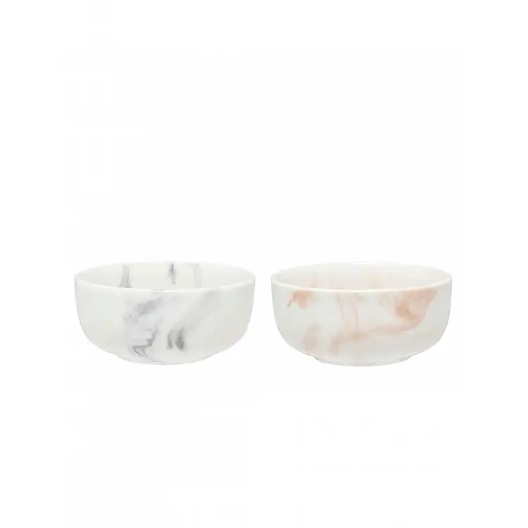 Μπωλ marble effect/2χρώματα 10,3 x  4,8 cm