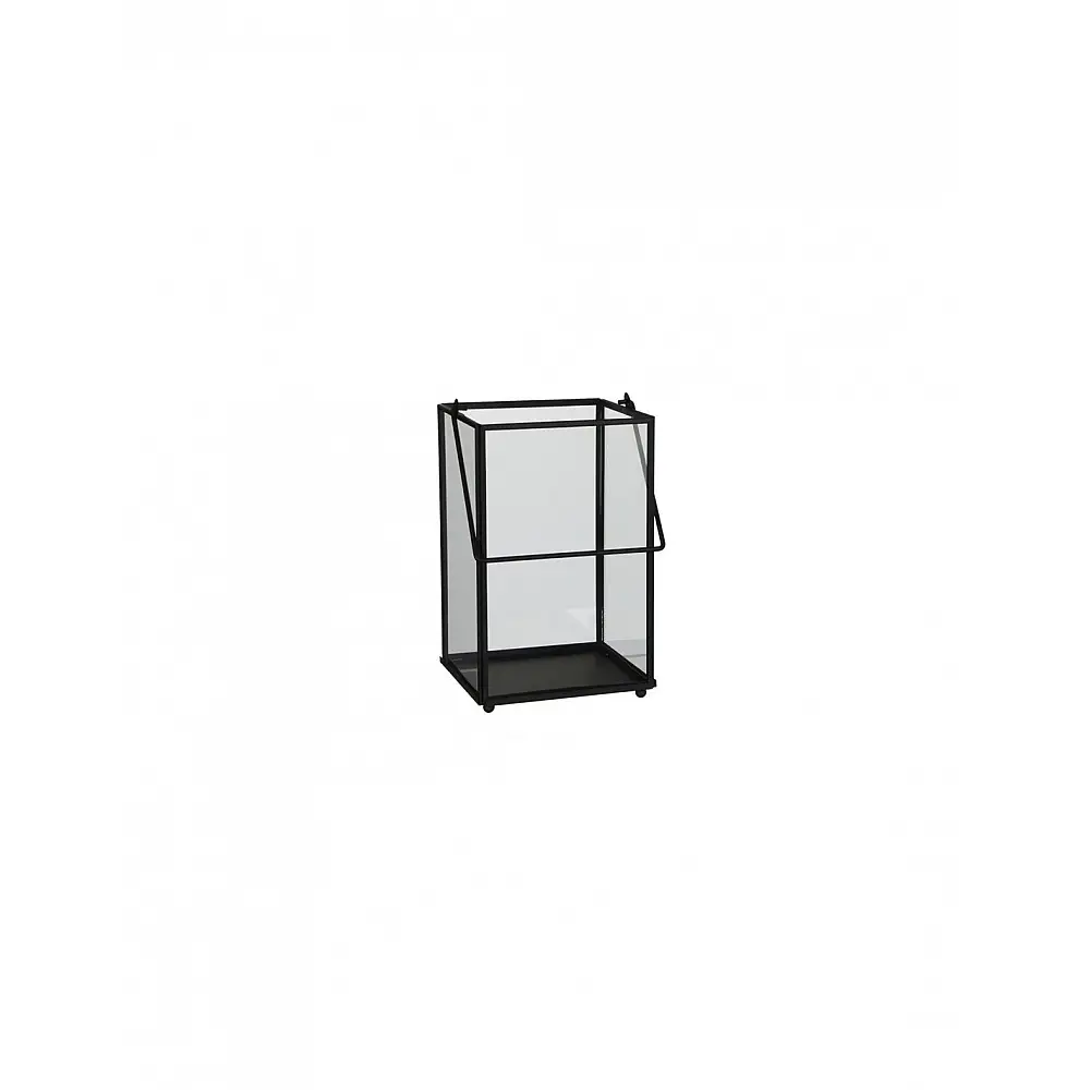 Φανάρι μεταλλικό μαύρο 16,5x16x25,5