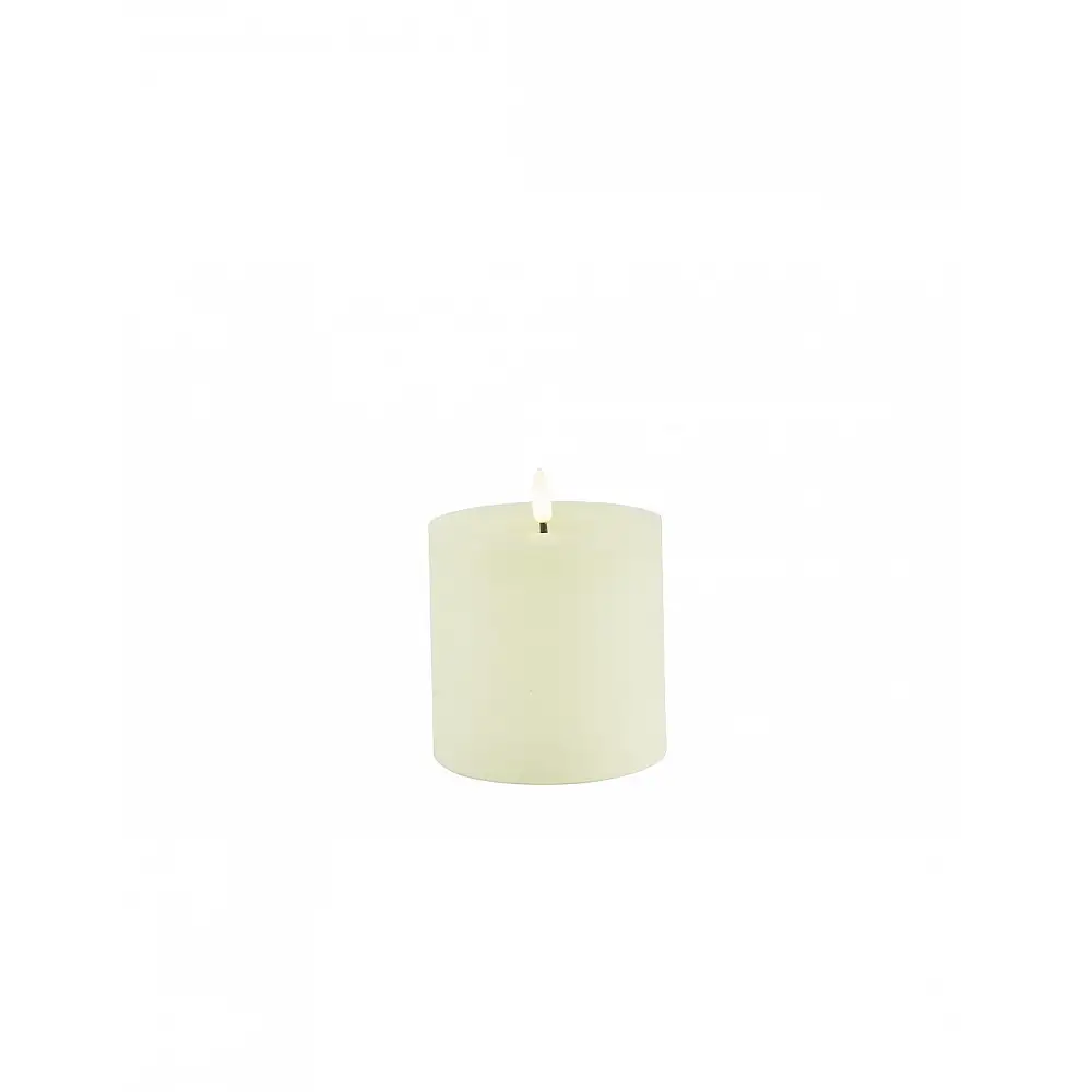 Κερί κορμός LED 10x10 εκρού