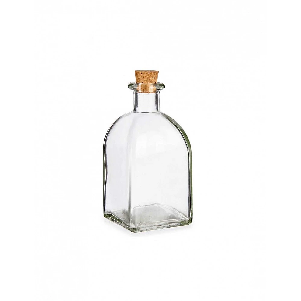 Μπουκάλι γυάλινο με φελλό 250ml/6,5x6,5x14cm