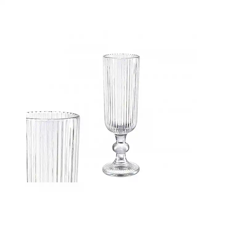 Ποτήρι σαμπάνιας γυάλινο διάφανο 160ml/5,5x18,4cm