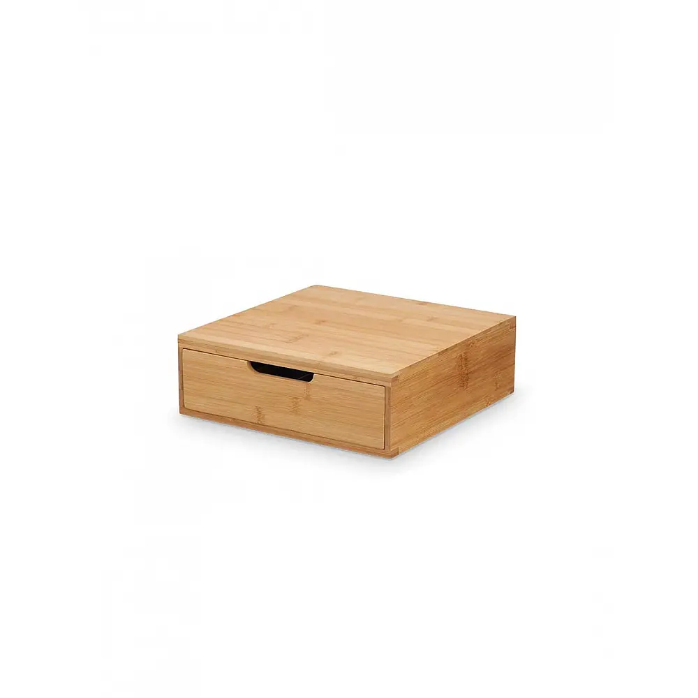 Θήκη συρταρωτή για κάψουλες bamboo 30x30x10cm