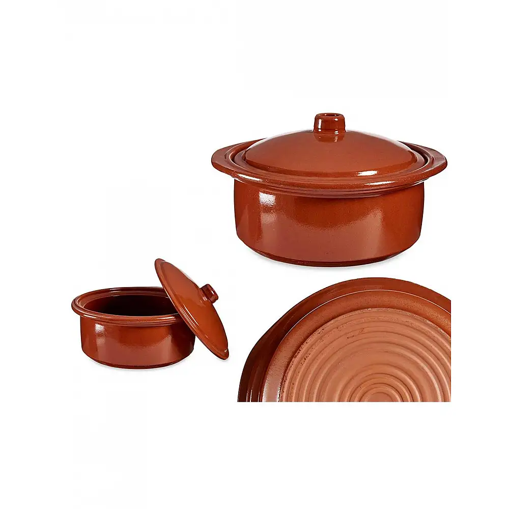 Γάστρα  πυρίμαχη  terracotta 2,5l/Φ24,5x14,5cm