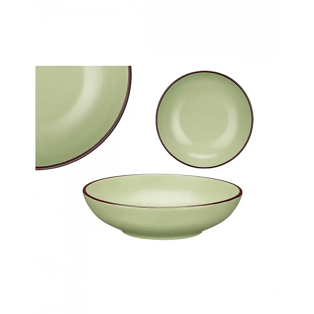 Πιάτο βαθύ κεραμικό  OLIVE GREEN  20x5cm