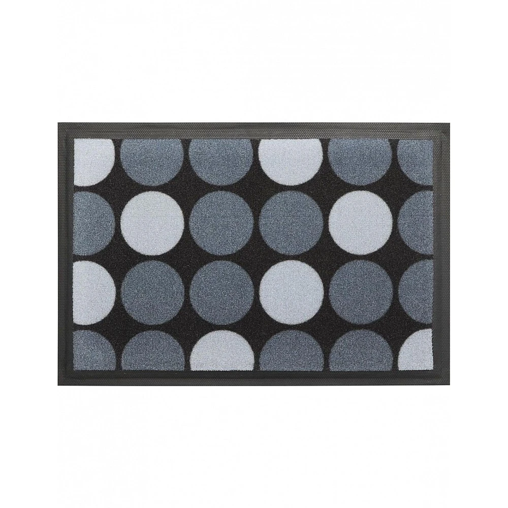 Ποδόμακτρο GREY κύκλοι 40x60cm