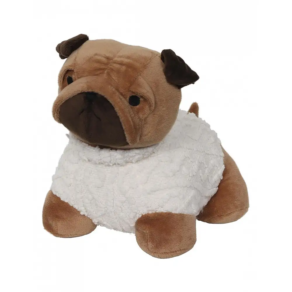 Βαρίδι πόρτας σκύλος καφέ 21x17x22 cm