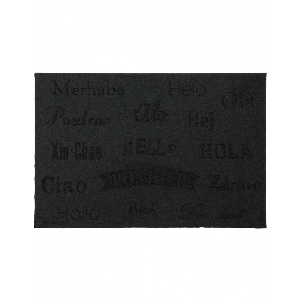 Ποδόμακτρο polyester μαύρο / BONJOUR 40x60cm