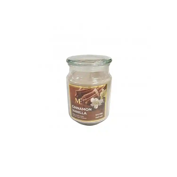 Κερί σε βάζο  CINAMON VANILLA  9x14cm