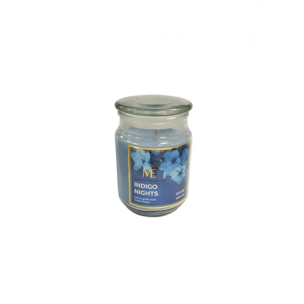 Κερί σε βάζο  INDIGO NIGHT  9x14cm