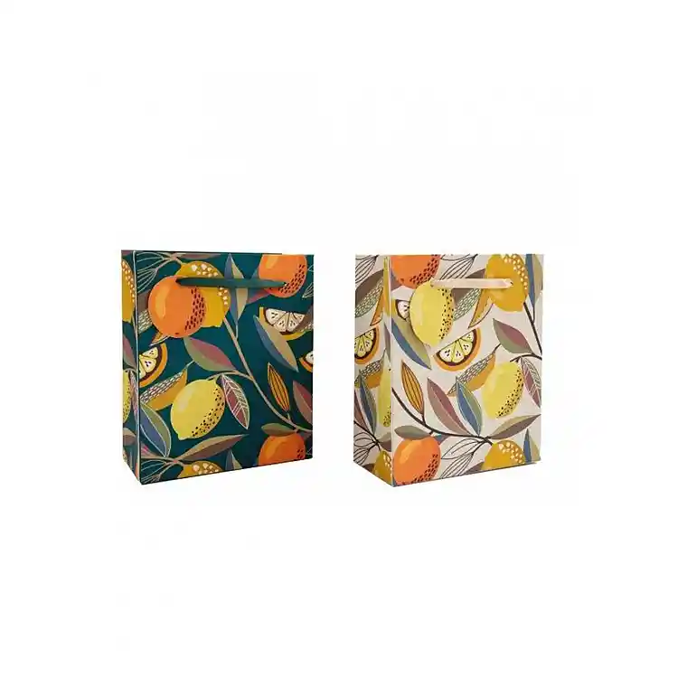 Τσάντα χαρτ. δώρου  CITRUS ZEST  19x23 cm