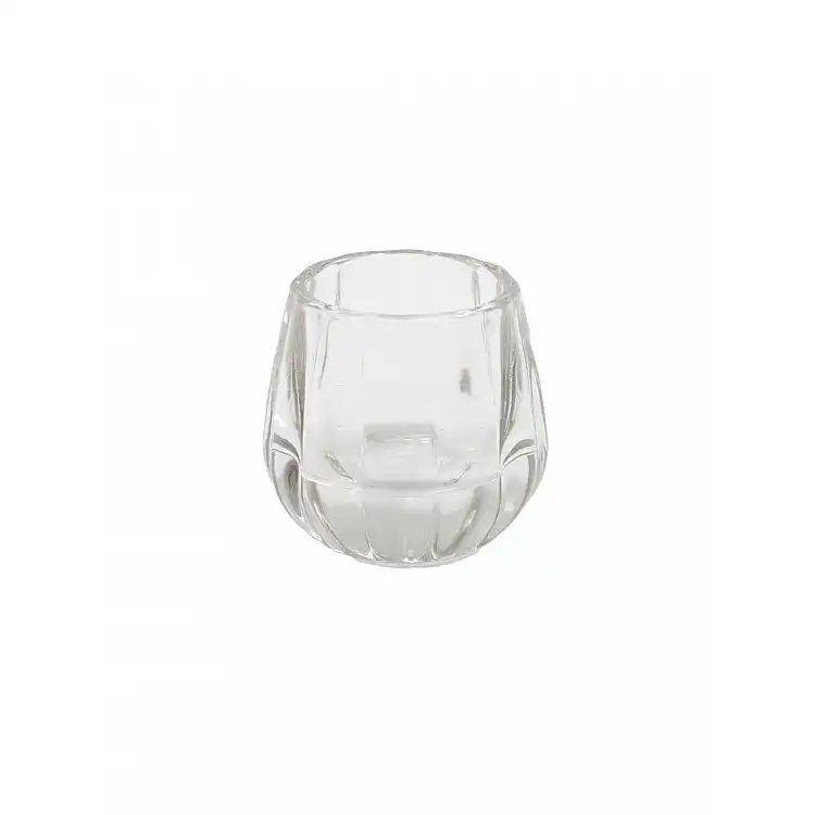Κηροπήγιο γυάλινο 8x7,5cm
