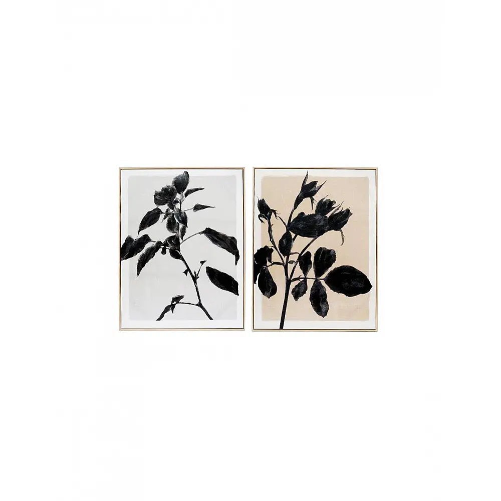Κάδρο κλαδί με φύλλα/2σχέδια 85x113cm
